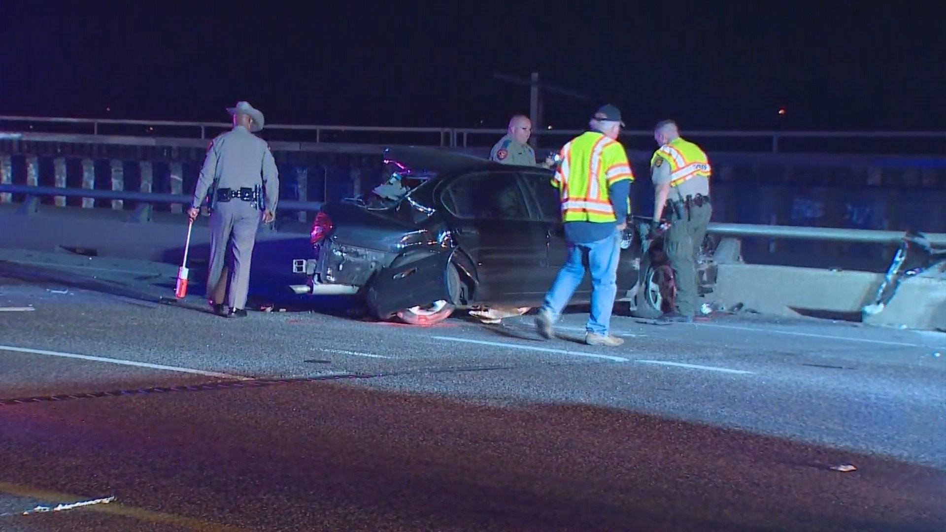 Man killed in crash on Lake Lewisville Bridge